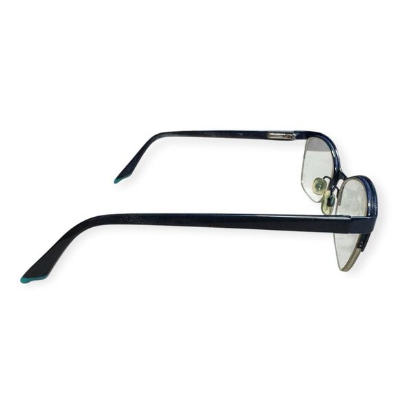 Steve Madden Teal Cat Eye Half Rim Eyeglasses Womens - Picture 3 of 6